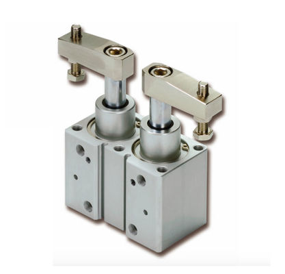 China Casting Pneumatic Swing Clamp , Double Acting Pneumatic Cylinder Power Saving supplier