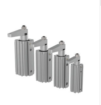 China Pneumatic Swing Pull Clamps Alluminium Alloy Rotary Clamp Cylinder supplier