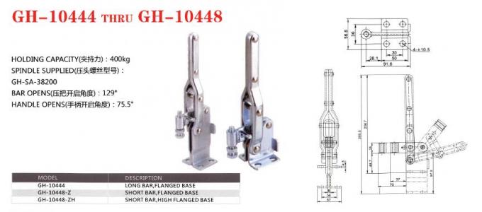 Heavy Duty Vertical Toggle Clamp Quick Release Clamp 10448 Long Working Life