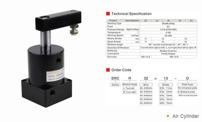 Eco Pneumatic Swing Clamp , Rotating Pneumatic Air Clamps OEM Service