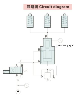 Air Hydraulic Oil Booster / Hydraulic Oil Booster Sequential Valve Inside