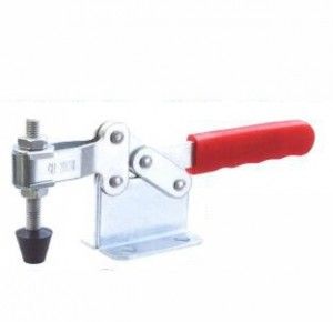 China Horizontal Handle Toggle Clamp 200W Holding Capacity 400kg U Bar Flanged Base supplier