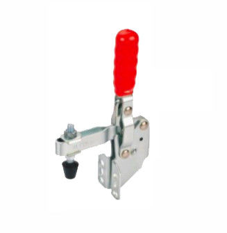China Side Mounted Vertical Toggle Clamp 12130SM Holding Capacity 227kgs Rubber Tip supplier